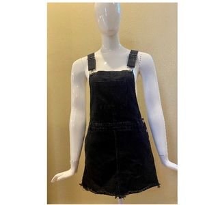 Forever 21 - Black Denim Overall Skirt - Size XS